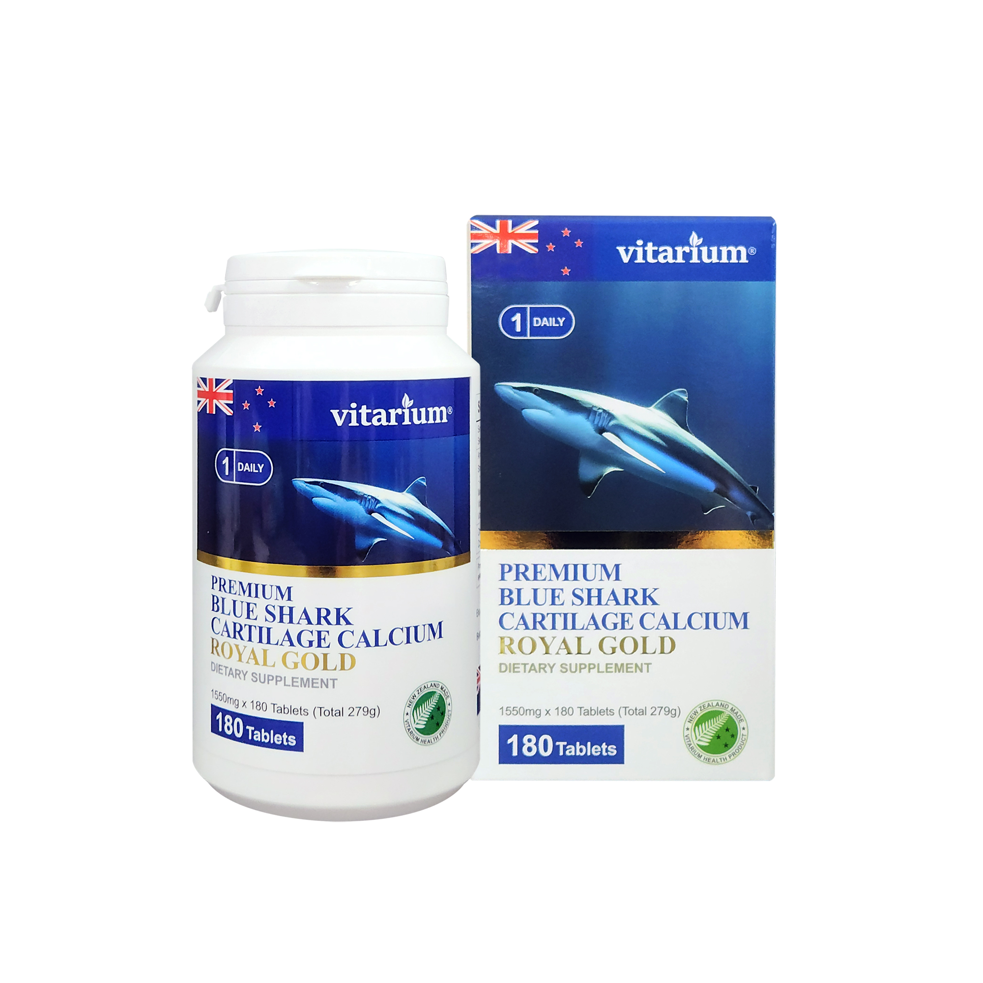 호주 비타리움 청상어연골 칼슘 로얄골드 180정