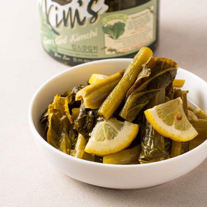 여수 전라도식 프리미엄 갓피클 캔김치 100% 국내산 재료 당일제조 당일발송 1kg 캔시머 (국내산)