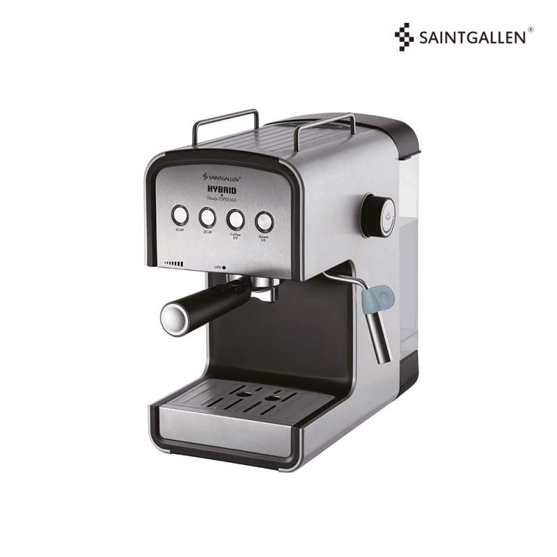 [세인트갈렌] 하이브리드 커피머신 실버