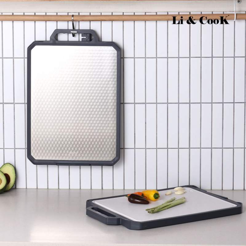[리앤쿡] 스탠딩 더블 커팅보드 스텐316