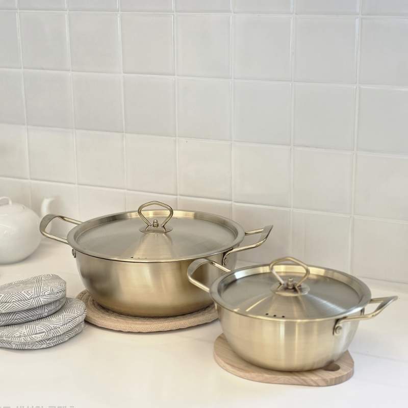 [아비스] 티타늄코팅 스텐 양수20+전골24cm 2종 세트