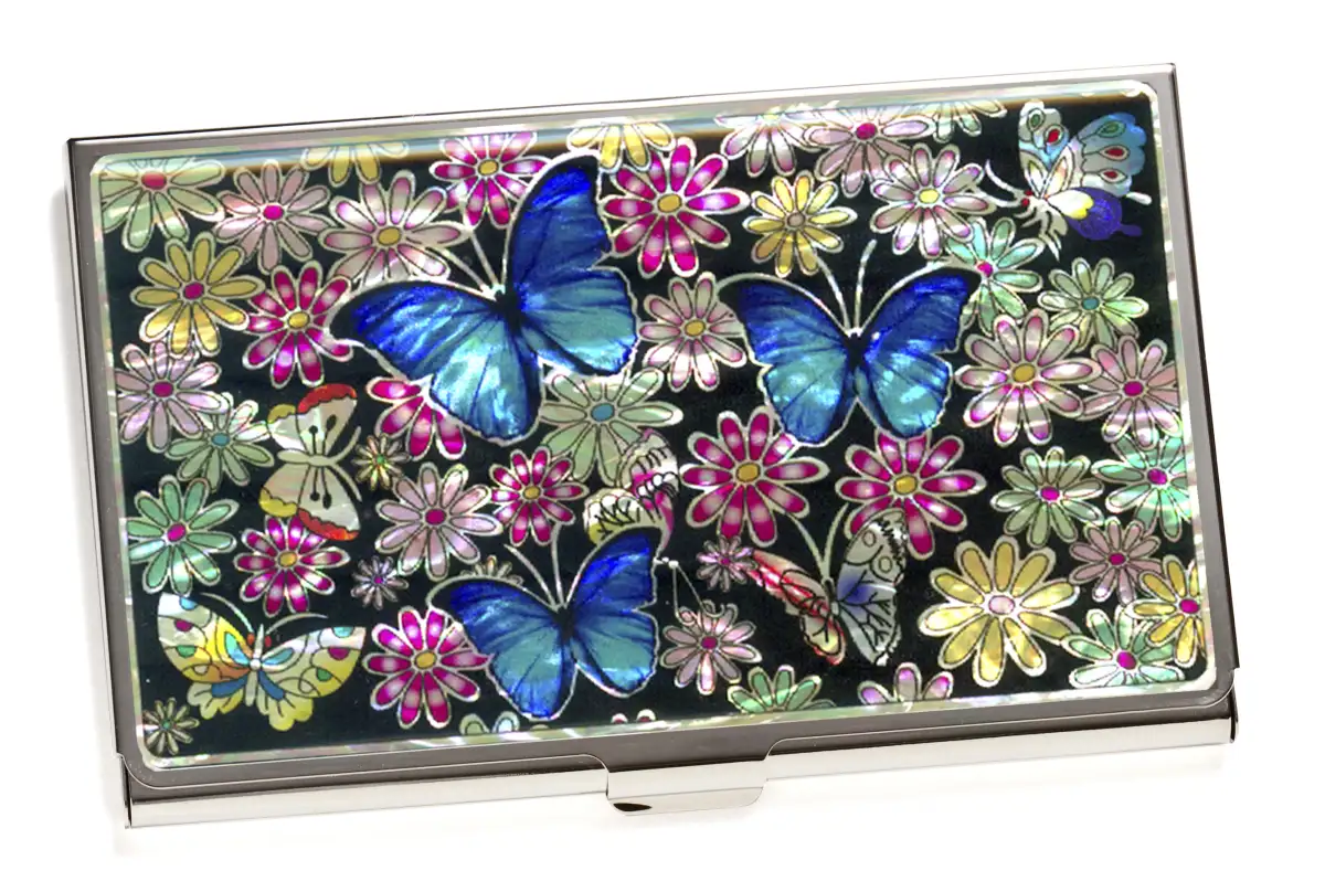 청나비 자개명함케이스